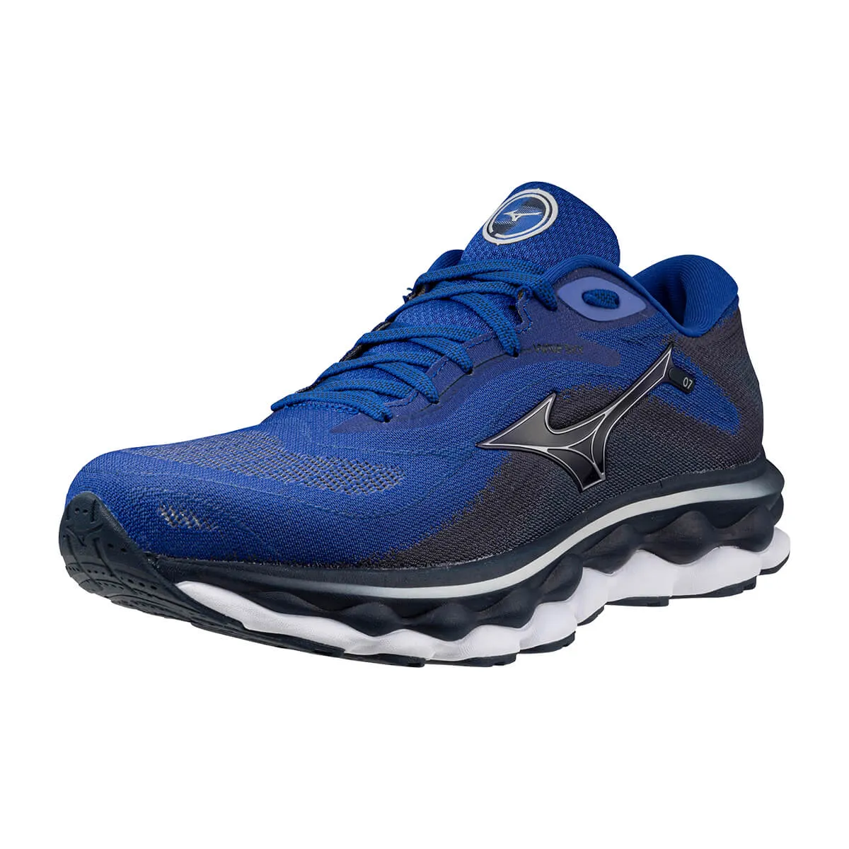 Mizuno Wave Sky 7 Mens | Surf the Web/silver/dress Blue