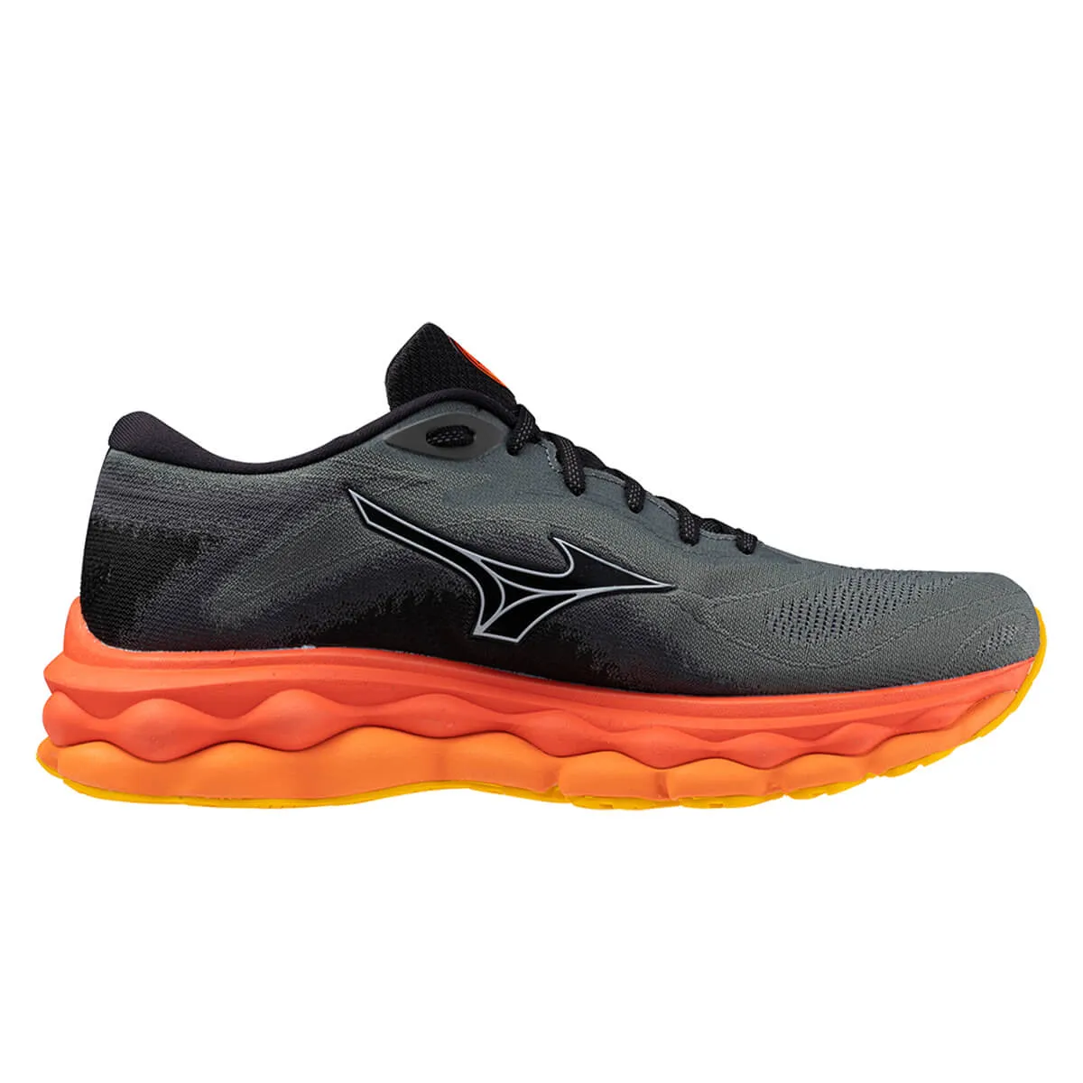 Mizuno Wave Sky 7 Mens | Turbulence/nickel/hot Coral