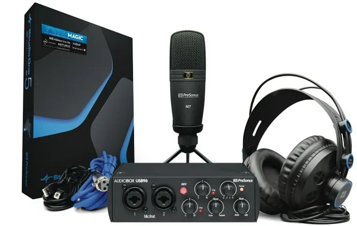 PreSonus AudioBox USB 96 Studio 25th Anniversary with FREE! Studio One Artist Software (On Sale!)