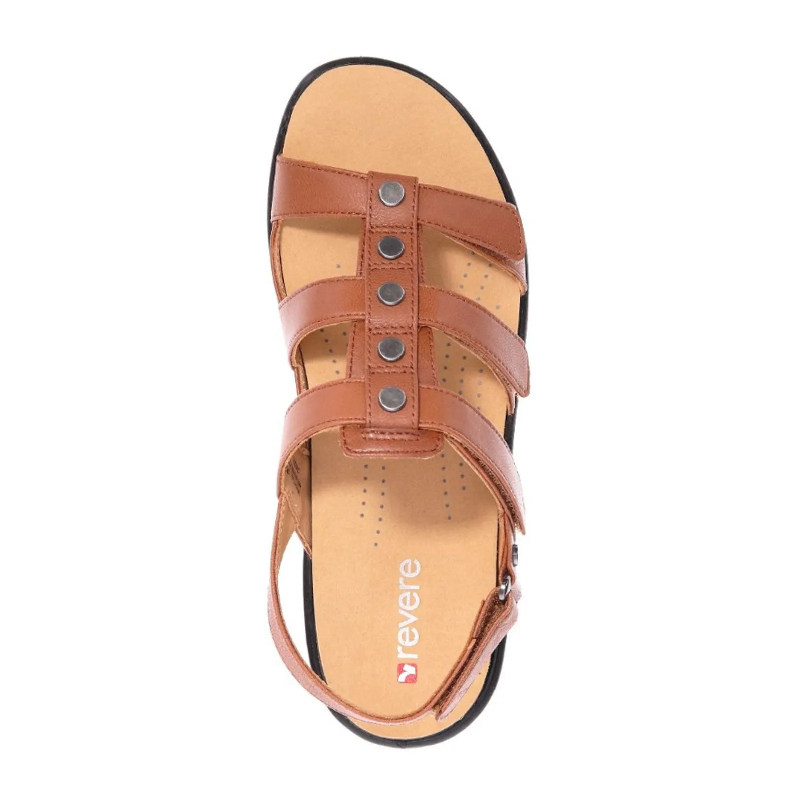 Revere Toledo Backstrap Sandal (Women) - Cognac