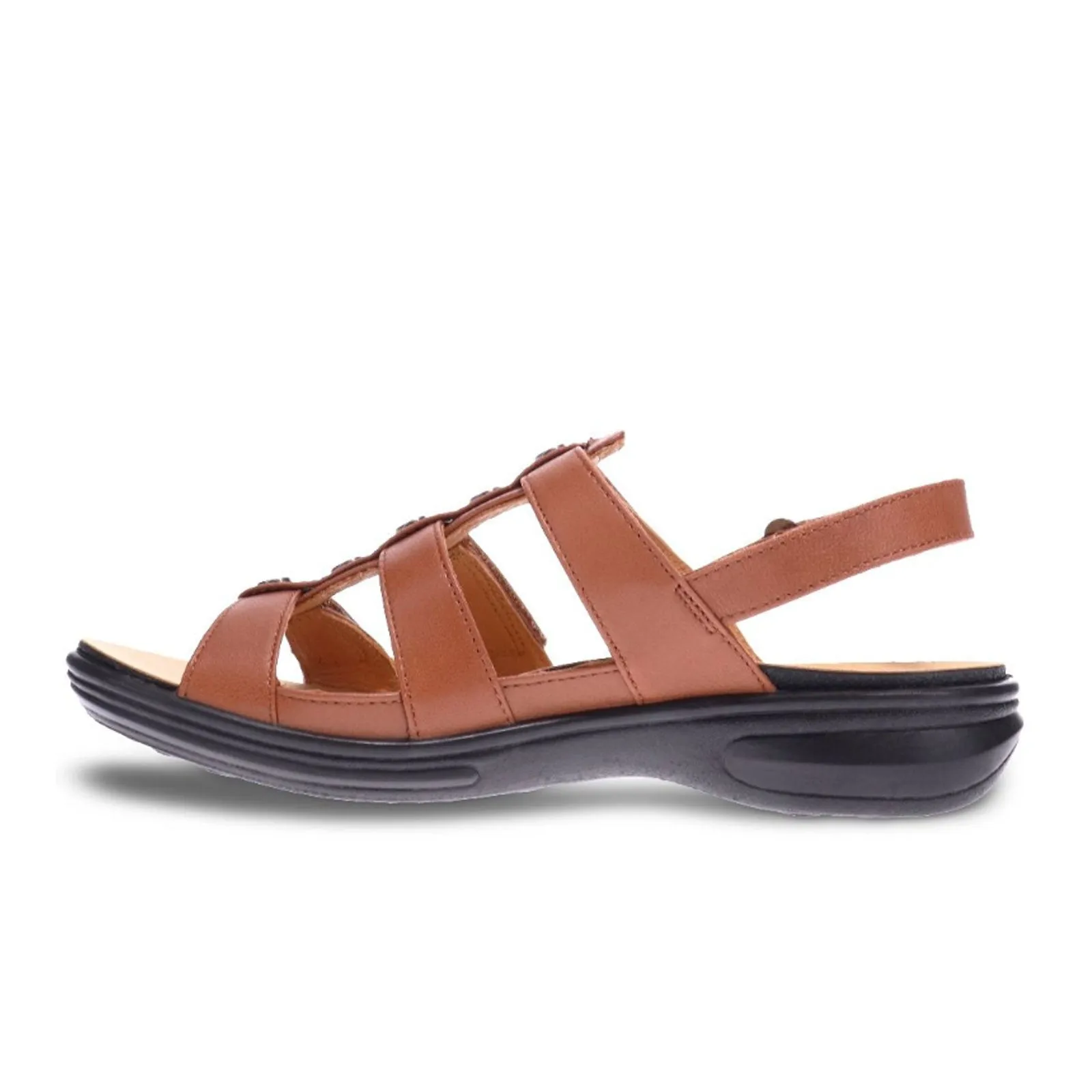 Revere Toledo Backstrap Sandal (Women) - Cognac