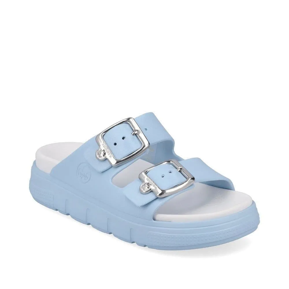 Rieker P2180-10 Eva Aqua Sliders Sandals