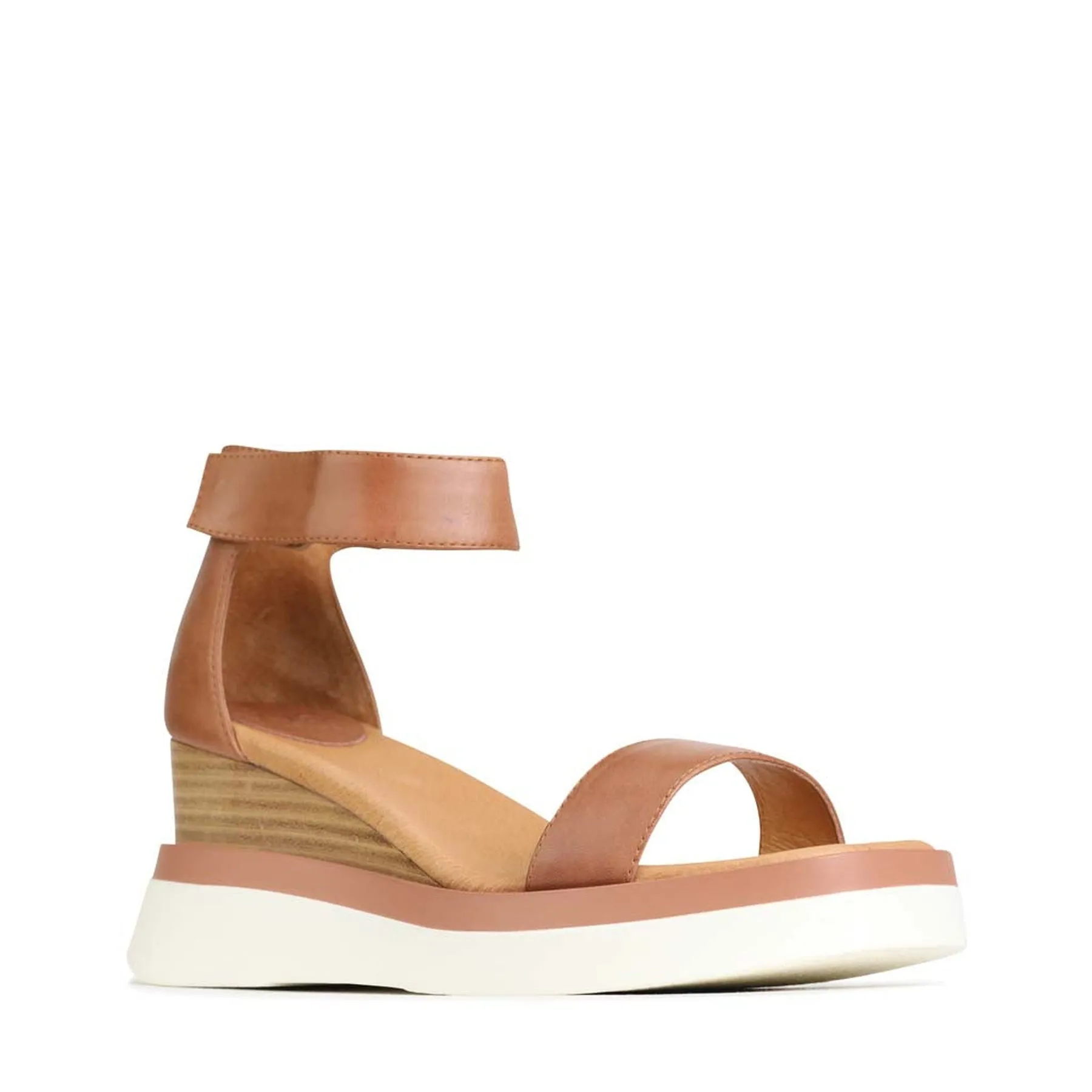 SASKINA WEDGE SANDALS LEATHER