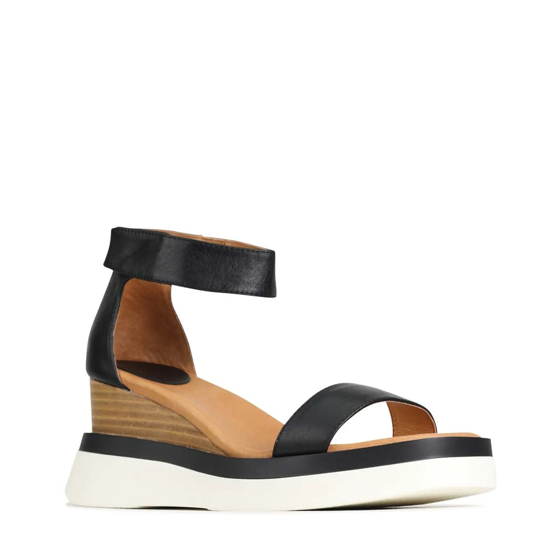 SASKINA WEDGE SANDALS LEATHER