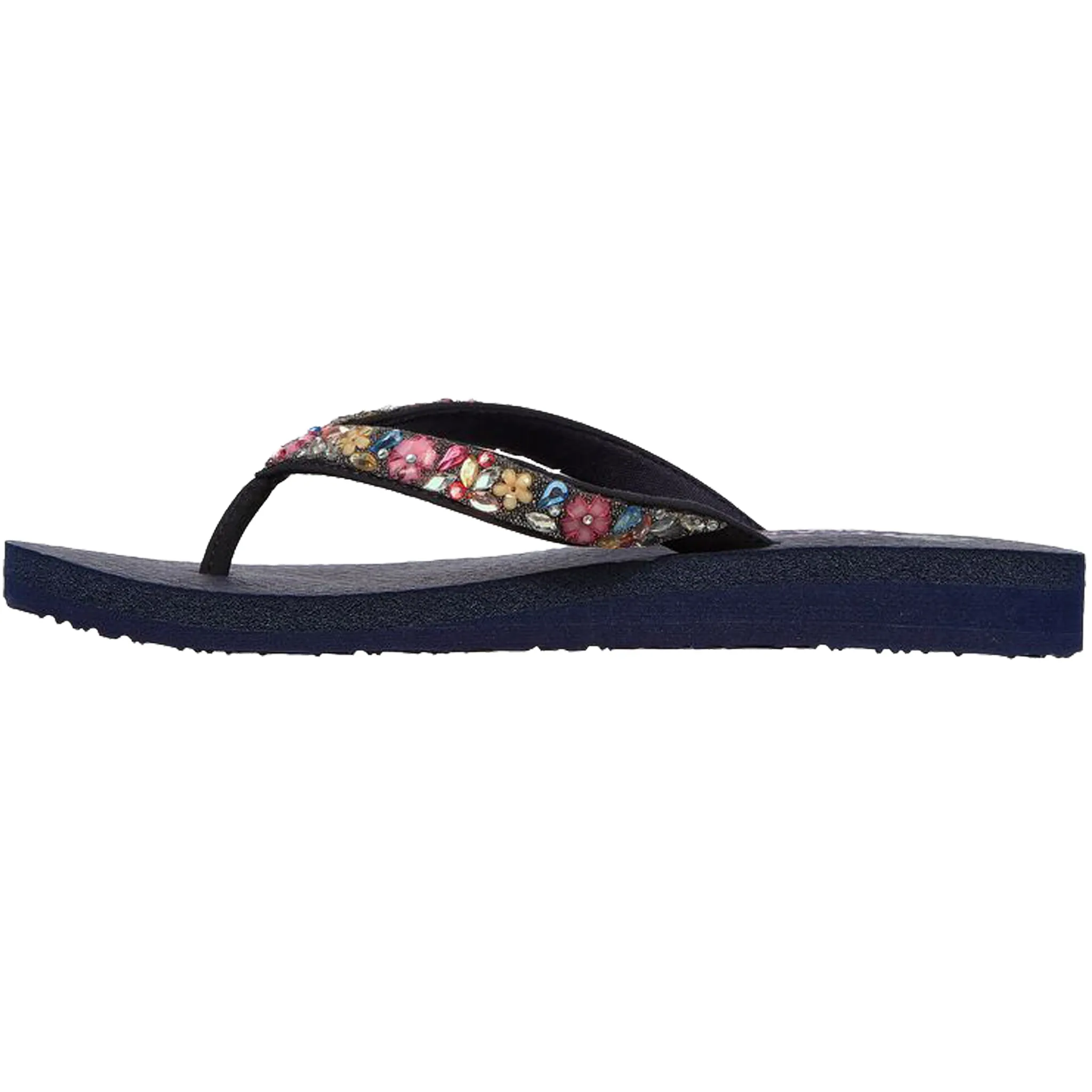 Skechers Women's 119153 Meditation Daisy Garden Vegan Yoga Foam Thong Sandals