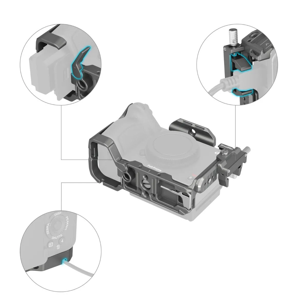 SmallRig HawkLock Quick Release Cage Kit for Sony FX3 / FX30 4770