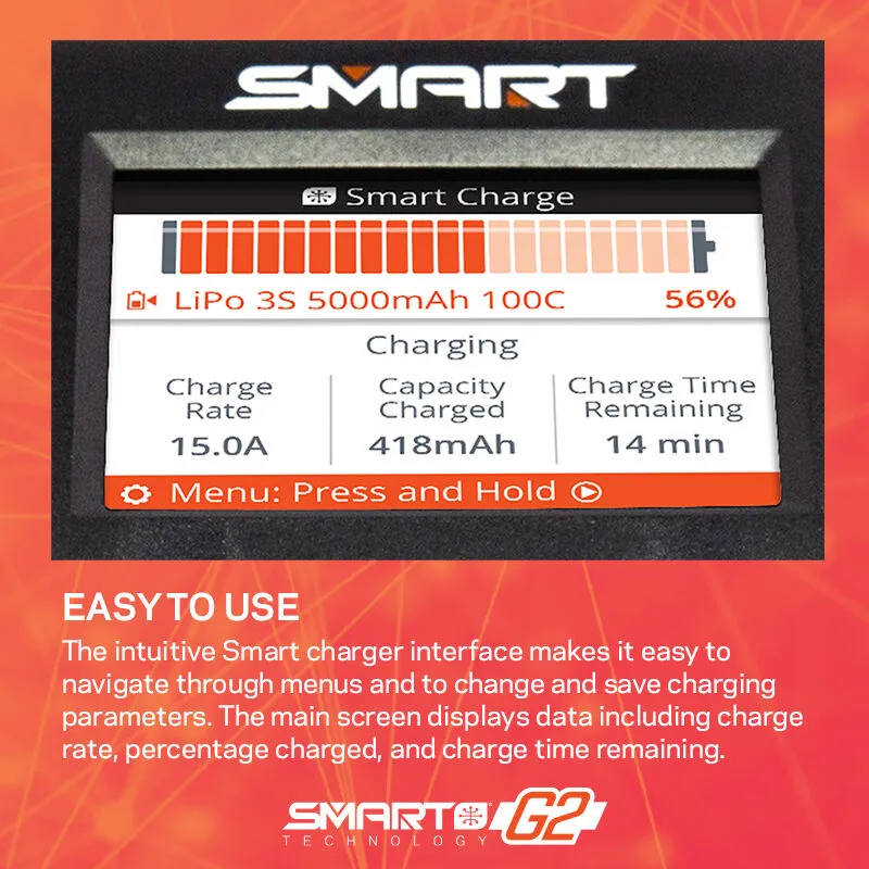 SPMXC2040 Spektrum S1400 G2 AC 1x400W Smart Charger