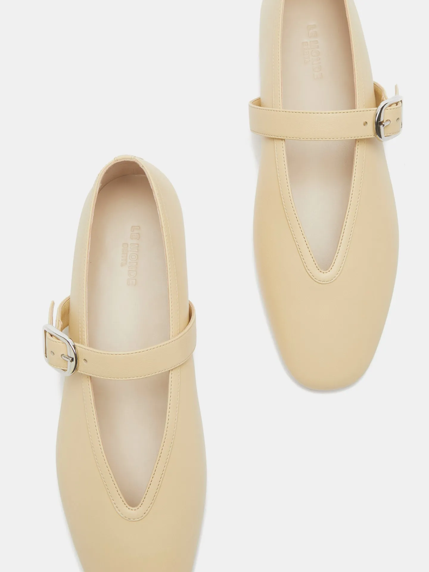 Stella Slipper / Custard Leather