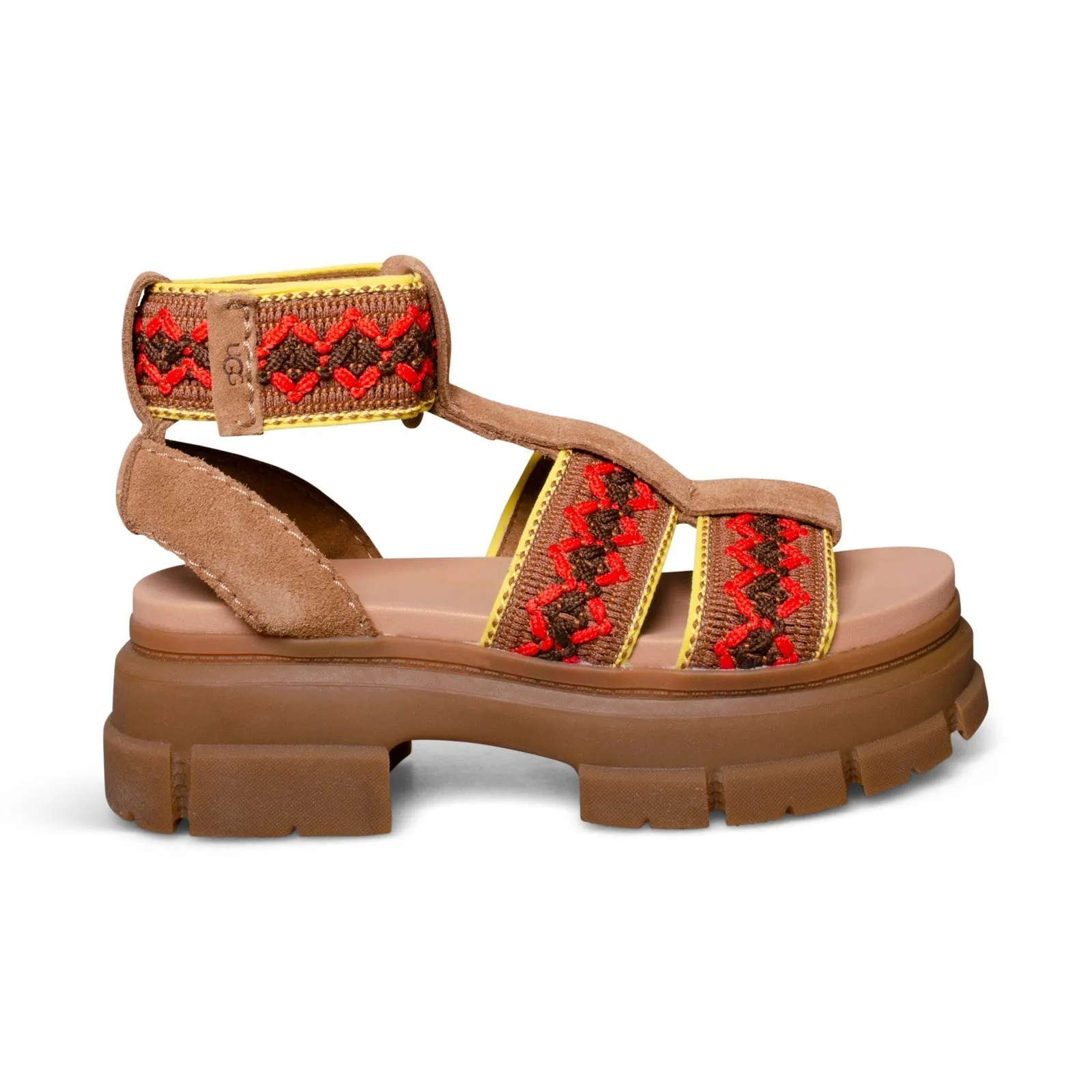 UGG Ashton Heritage Braid Chestnut Sandals - Women's