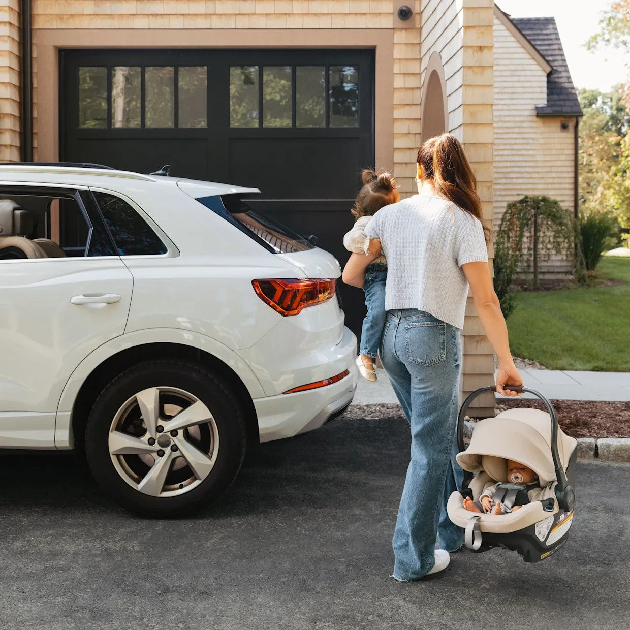 UPPAbaby Aria Lightweight Infant Car Seat - Declan (Oat Melange)