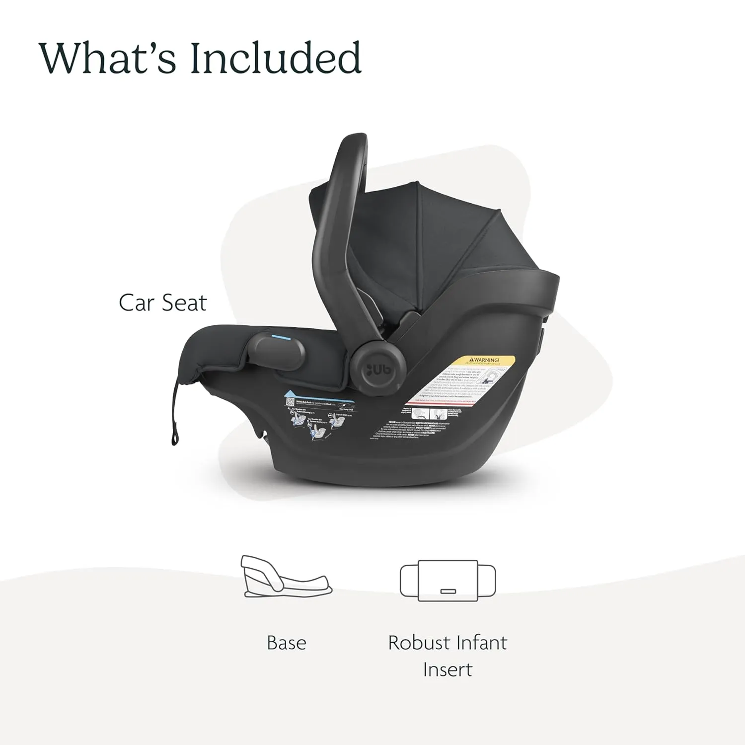 UPPAbaby Mesa V2 Infant Car Seat - Jake (Charcoal) (Open box - New)