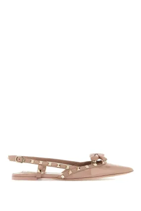 Valentino Garavani Rockstud Bow Slingback Baller