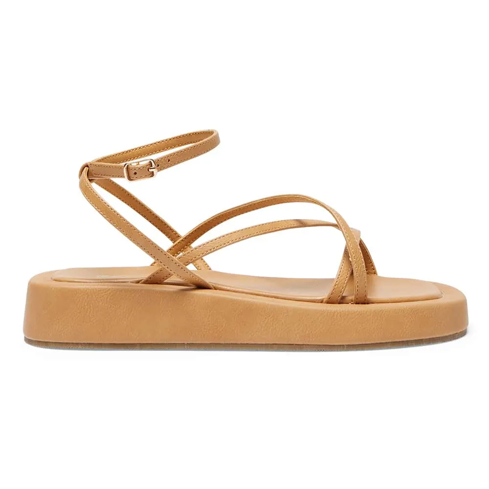 Vanya Sandal in Tan Smooth