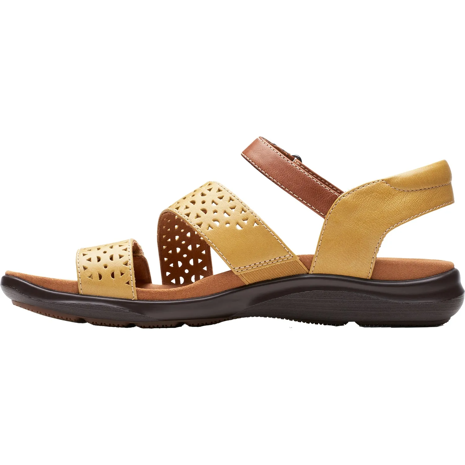 Women's Clarks Kitly Way Yellow Leather