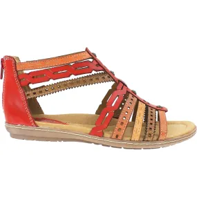 Women's Earth Bay Scarlet Multi Leather