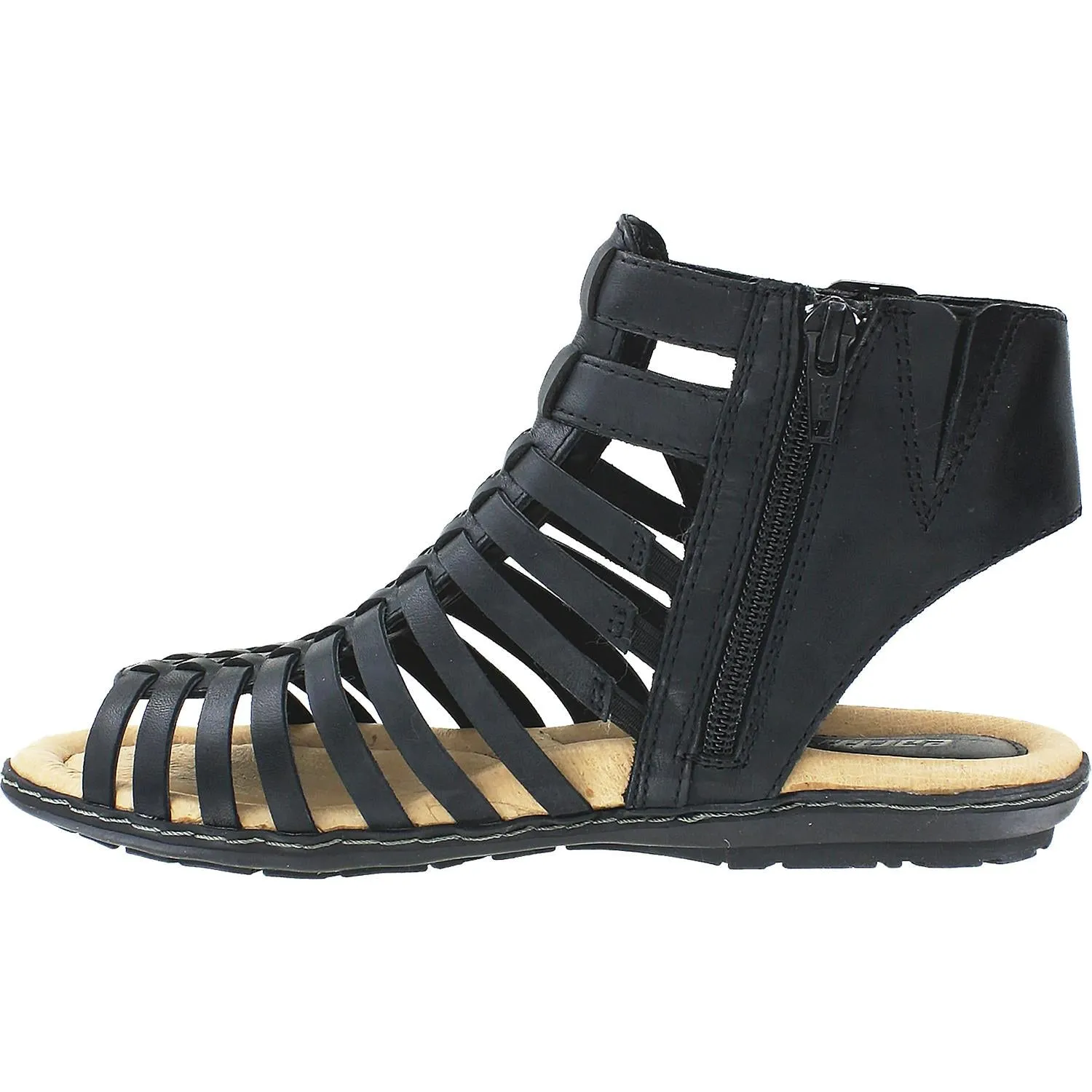 Women's Earth Sky Black Leather