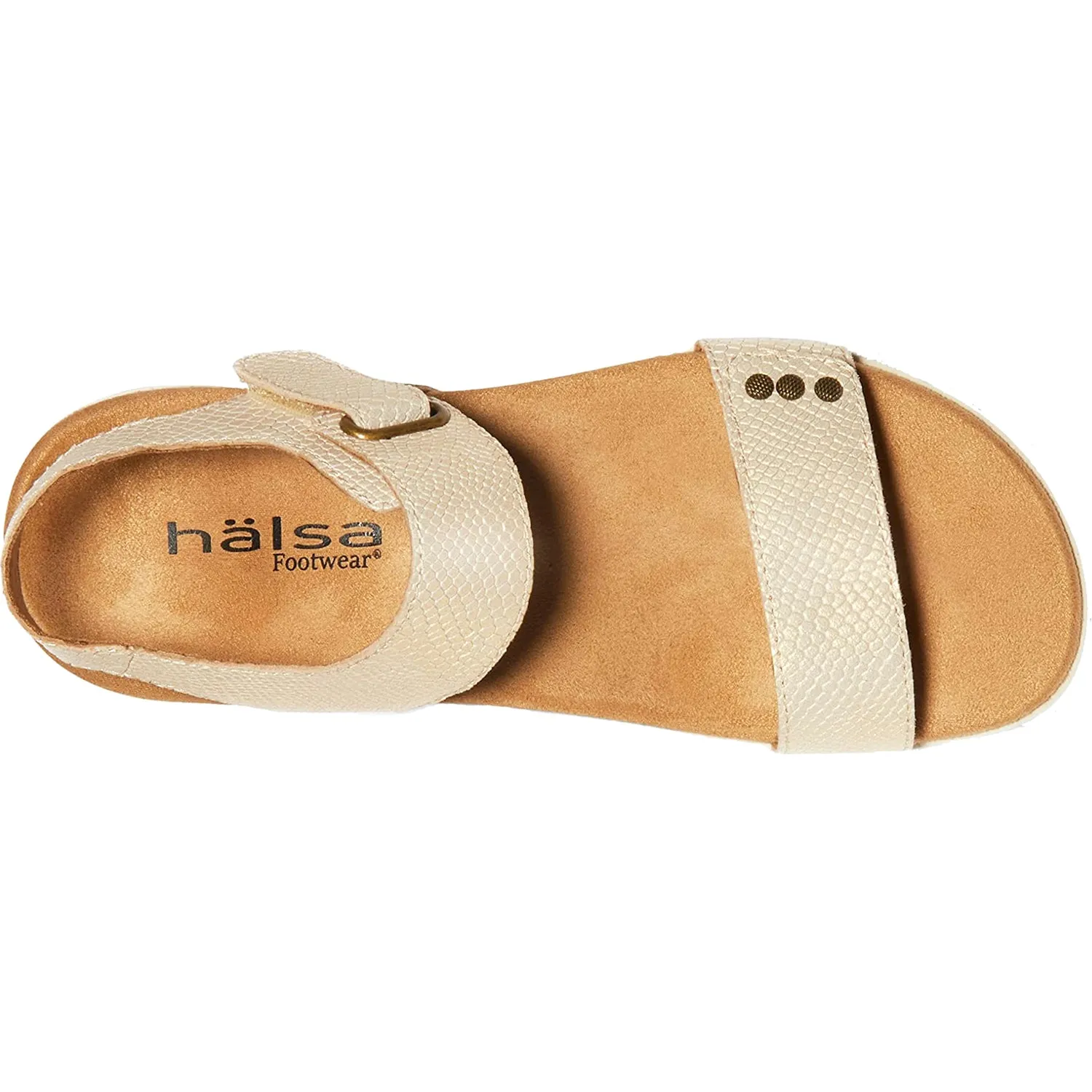 Women's Halsa Dominica Gold Metallic Leather