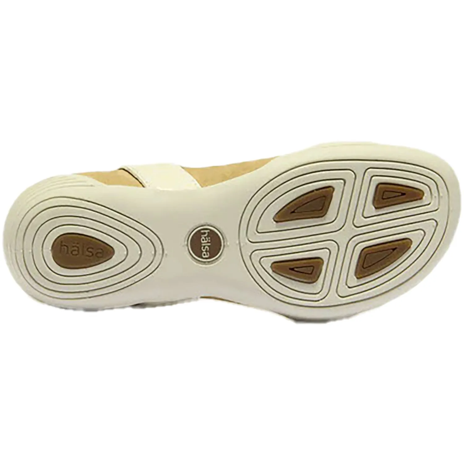 Women's Halsa Dominica Ivory/Metallic Flower Leather