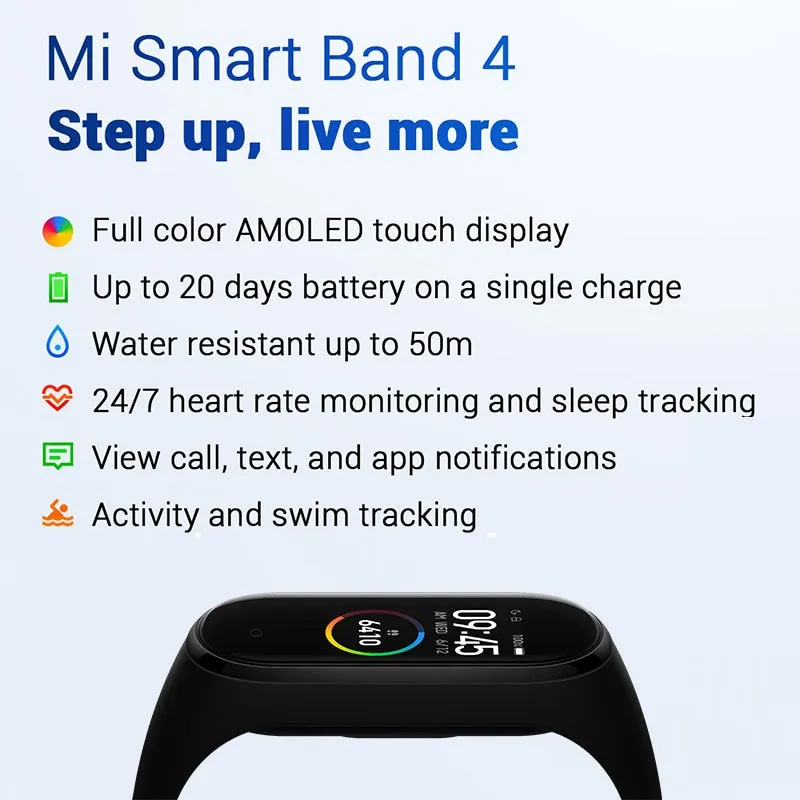 Xiaomi Mi Band 4 Smart Band Fitness Tracker